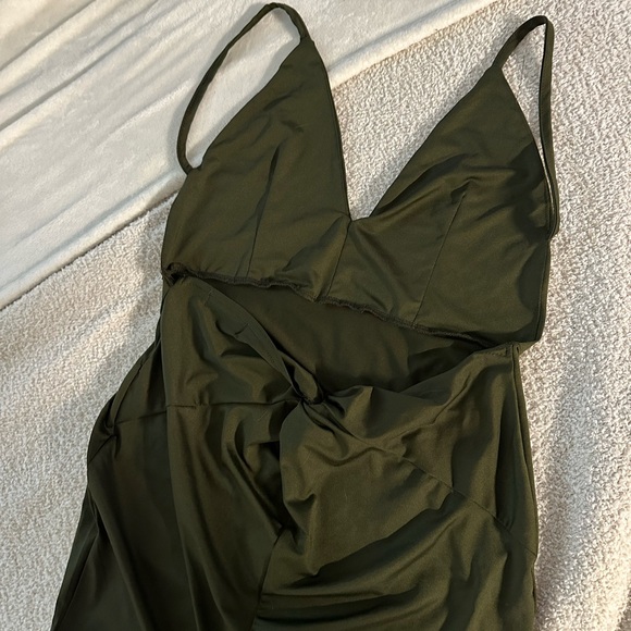 New Sexy Backless Deep V Maxi Open Back Cocktail Party Dress - Picture 5 of 9